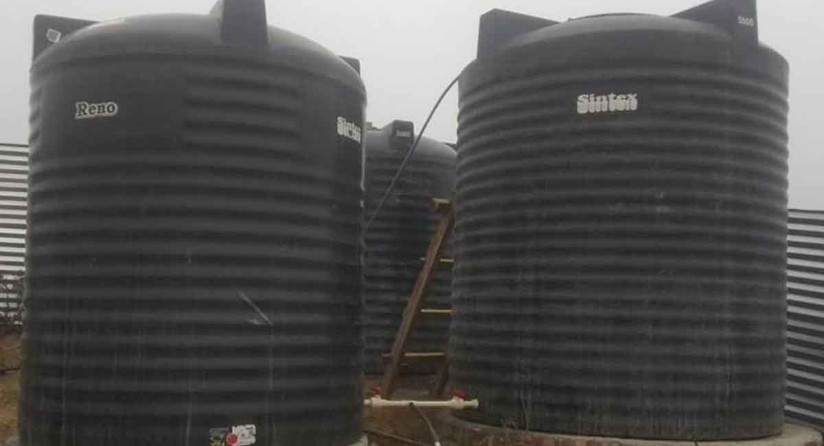 INSTALLATION OF WATER TANK